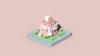 C4D插畫風格卡通小鎮(zhèn)模型制作 廣告設計中的創(chuàng)意與實現(xiàn)